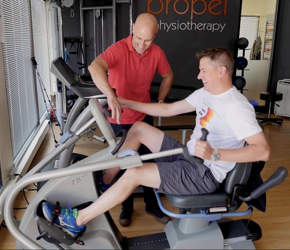 About Propel Physiotherapy accessible clinic space equipment