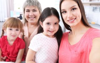 multigenerational family of females women's health services Propel Physiotherapy Etobicoke and Pickering