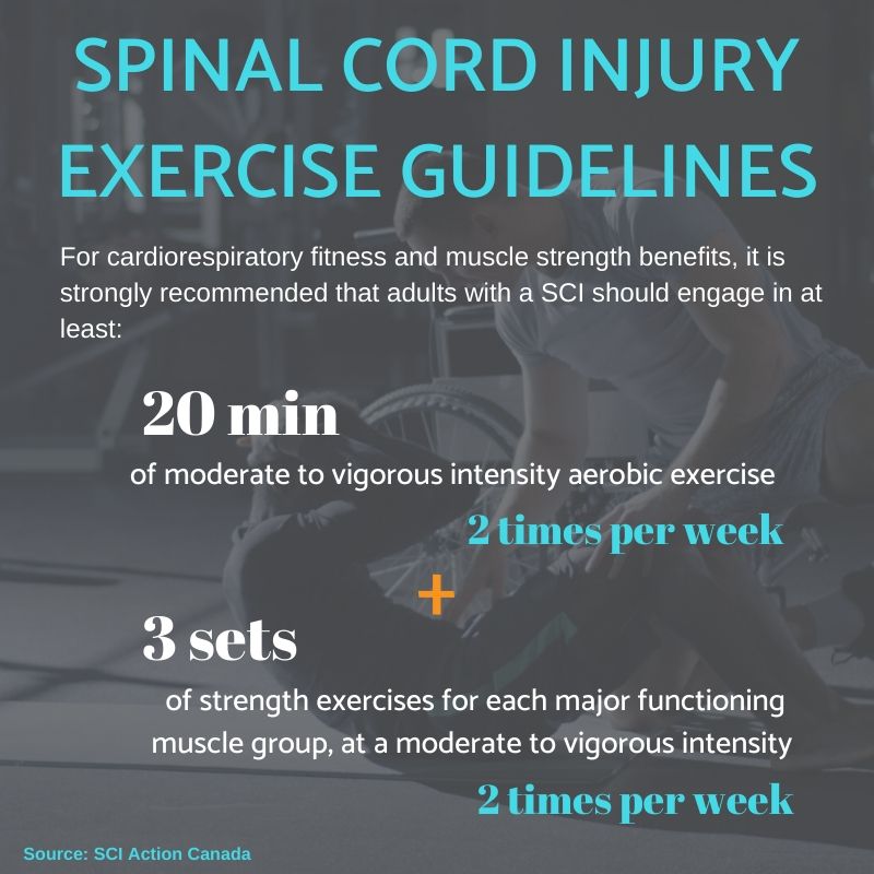 Spinal cord injury physical activity guidelines SCI Action. Healthy aging with SCI Propel Physiotherapy