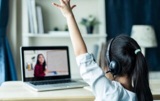 children's ergonomics tips for setting up a workstation for remote learning
