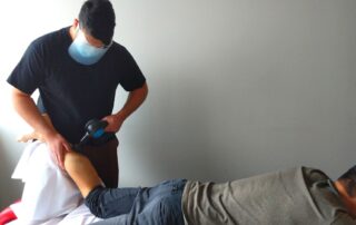 percussive therapy vibration therapy massage therapy Propel Physiotherapy