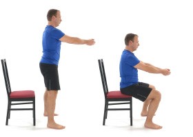 sit to stand exercise concussion rehabilitation Propel Physiotherapy