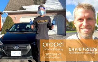 Peterborough physiotherapy clinic manager David Friesen