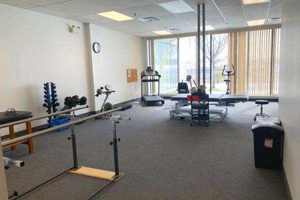 New Pickering clinic open gym area Propel Physiotherapy Pickering